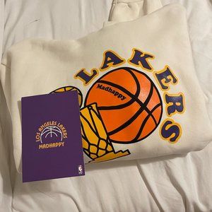 MADHAPPY x LAKERS SIDE POCKET HERITAGE HOODIE